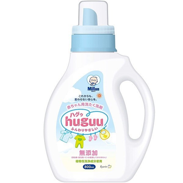 Huguu ハグゥ 赤ちゃん用洗濯洗剤 本体ボトル 800ml