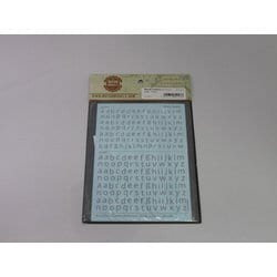 MH80013 スケールフリー アルファベット小文字デカール 黒色セット 4.0/5.0mmサイズ [デカール]