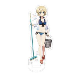 ガールズ＆パンツァー 特大アクリルスタンド ダージリン 水着2022 カーテン魂 ガールズ＆パンツァー 特大アクリルスタンド ダージリン 水着