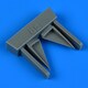 QIC32246 F-4C/D ファントムII 垂直尾翼空気取入口 2個入り タミヤ用 [1/32スケール レジン製ディティールアップパーツ]
