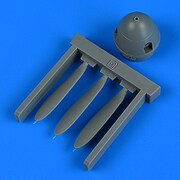 QIC48944 Bf109G プロペラ エデュアルド用 [1/48スケール レジン製ディティールアップパーツ]