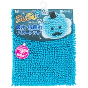 SUSU(スウスウ) 抗菌ストロングW バスマット L 50×80cm カジュアルブルー