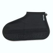 防水防汚シューズカバーMサイズ 22.5～25.5cm ブラック VLSC-M 002 BK