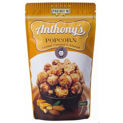 旭製菓 アンソニーズポップコーンキャラメル&アーモンド味 45g