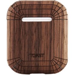 TOAST Plain Cover for AirPods Wireless Walnut APODW-PLA-01