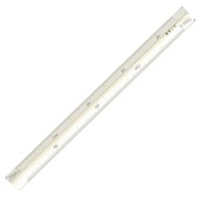 三角スケール 15cm 建築仕様 ホワイト 014-0203
