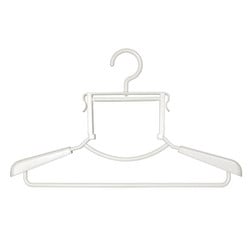 洗濯ハンガー Livido ハイネックハンガー パールホワイト
