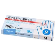TB-161 [使い捨て手袋 M ポリエチレン手袋 100枚入 左右兼用 食品衛生法規格基準適合品 LD 半透明]