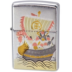 ライター ZIPPO 電鋳板 宝船