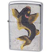 ライター ZIPPO 電鋳板 大鯉
