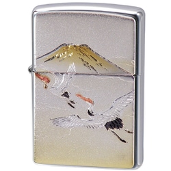 ライター ZIPPO 電鋳板 鶴富士
