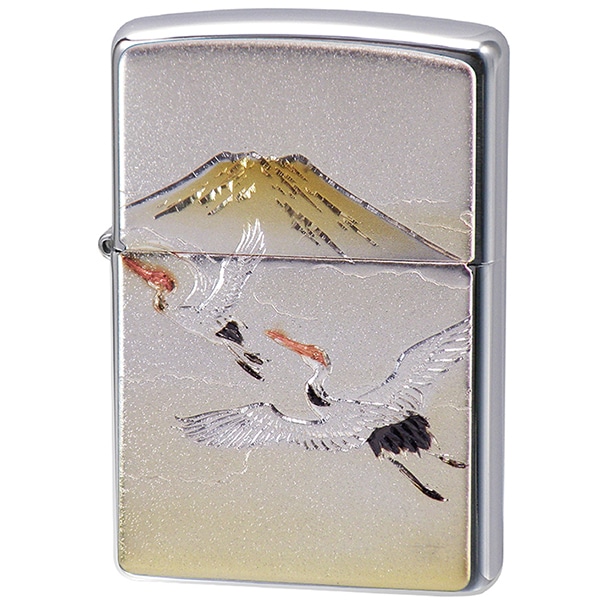 Zippo 電鋳板 鶴富士 ライター メーカー公式