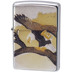 ライター ZIPPO 電鋳板 鷹