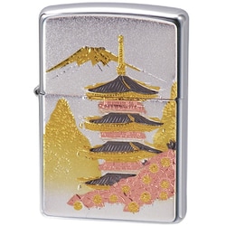 ライター ZIPPO 電鋳板 五重の塔