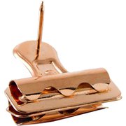 プッシュピン 12本入り Push Pin Bulldog Clips suks013
