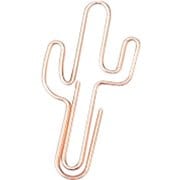 クリップ 5個セット Paper Clips Cactus Rose Gold sgdos18