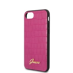 GUHCI8PCUMLCRPI [GUESS（ゲス）公式ライセンス iPhone SE（第2世代）/8/7 4.7インチ用 背面ケース クロコ調]