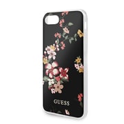 GUHCI8PCUTRFL04 [GUESS（ゲス）公式ライセンス iPhone SE（第2世代）/8/7 4.7インチ用 背面ケース TPU 花柄 ブラック]