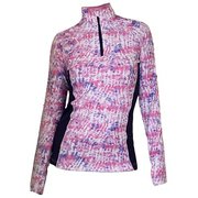 【石井スポーツ限定商品】CWAプリント柄長袖ジップアップ CW9924P TieDye Sサイズ [スキーアンダーシャツ レディース]