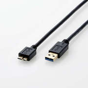 USB3.0ケーブル 録画対応HDD用 A-micro Bタイプ ブラック 0.5m DH-AMB3N05BK