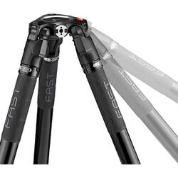Manfrotto 635 FAST シングルビデオ三脚 カーボン 良品》Manfrotto 635 FAST シングルビデオ三脚 カーボン