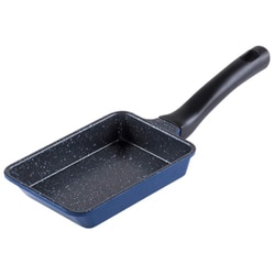 玉子焼き器 ミニ 9×14cm ブルー ひるもぐ RB-1294