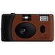 スナップショットアートカメラ ブラック＆ブラウン MF-1 Camera Black and Brown with Yashica 400