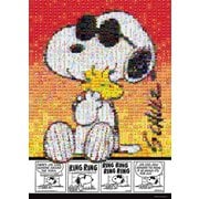 66-147 PEANUTS モザイク スヌーピーとウッドストック [ジグソーパズル 600ピース]