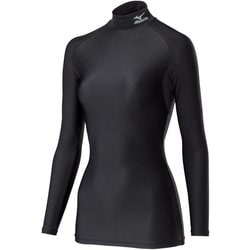 H2JTRE0709-XL [コンプレッションアンダーシャツ ハイネック長袖 レディースXL ブラック]