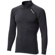アドバンスウォーム ジップアップ ロングスリーブ Advance Warm Zip Up Long Sleeves GC00310 BK Lサイズ [コンディショニングウェア 長袖シャツ メンズ]