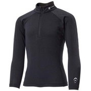 Advance Warm Zip Up Long Sleeves GCJ00310 BK 140サイズ [スキーアンダーウェア ジュニア]