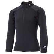 Advance Warm Zip Up Long Sleeves GCJ00310 BK 150サイズ [スキーアンダーウェア ジュニア]