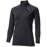 アドバンスウォーム ジップアップ ロングスリーブ  W’s ADVANCE WARM ZIP UP LONG SLEEVES GCW00310 BK Sサイズ [スキーアンダーウェア レディース]