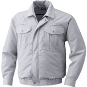 KU9054F-C06-S3 [ポリエステル製フルハーネス仕様空調服 ウエアのみ シルバー L]