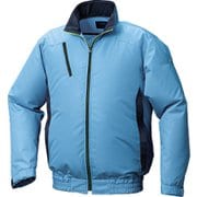 KU92010C24S7 [ポリエステル製カジュアル空調服ウェアのみ ライトブルー×ダークネイビー 5L]