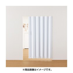 アコーデオンドア アクアブルー 200×174cm L5629