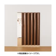 L5567 [木目調アコーデオンドア 150×174cm ブラウン]