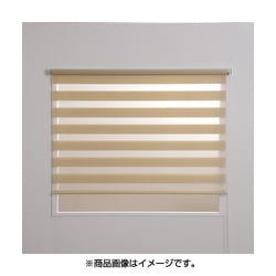 調光ロールスクリーン ゼブライト 180×190cm ベージュ L2053
