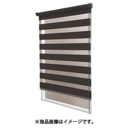 調光ロールスクリーン ゼブライト 60×190cm ブラウン L2055