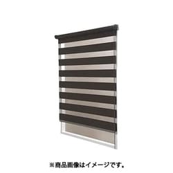 調光ロールスクリーン ゼブライト 90×190cm ブラウン L2056
