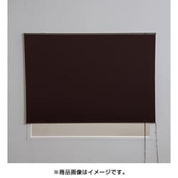 ハニカムプリーツシェード 彩 遮光タイプ 180×180cm ブラウン L6407