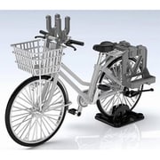 リトルアーモリー LM006 通学自転車 指定防衛校用 シルバー 弾薬箱運搬型 [1/12スケール フィギュアアクセサリ]