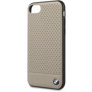 iPhone SE(第2世代)/8/7 4.7インチ用 BMW 公式ライセンス 本革+TPU+PC 背面ケース グレー BMHCI8PEBOGR