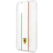 iPhone 11 Pro用 フェラーリ 公式ライセンス TPU+PET 背面ハードケース クリア FESOGHCN58IT