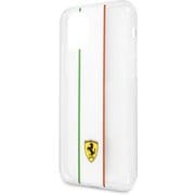 iPhone 11 用 フェラーリ 公式ライセンス TPU+PET 背面ハードケース クリア FESOGHCN61IT