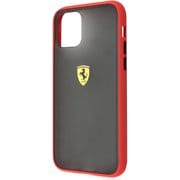 iPhone 11 用 フェラーリ 公式ライセンス PC+TPU 背面ハードケース レッド FESMEHCN61RE