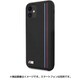 iPhone 11 用 BMW 公式ライセンス シリコン 背面ハードケース ブラック BMHCN61SIVTBK