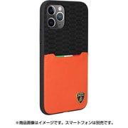 iPhone 11 Pro用 ランボルギーニ 公式ライセンス 本革+スエード調皮革 背面ケース オレンジ LB-TPUPCIP11P-UR/D8-OE