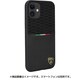 iPhone 11 用 ランボルギーニ 公式ライセンス 本革+スエード調皮革 背面ケース ブラック LB-TPUPCIP11-UR/D8-BK