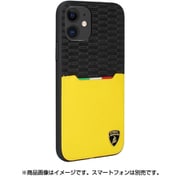 iPhone 11 用 ランボルギーニ 公式ライセンス 本革+スエード調皮革 背面ケース イエロー LB-TPUPCIP11-UR/D8-YW